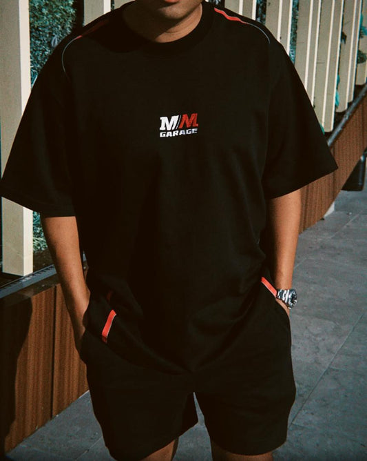 M&M Garage Logo Oversized Tee