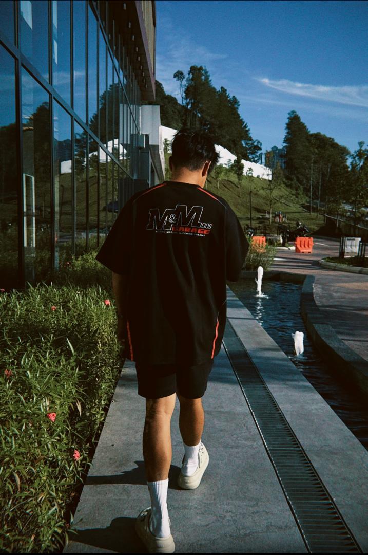 M&M Garage Logo Oversized Tee