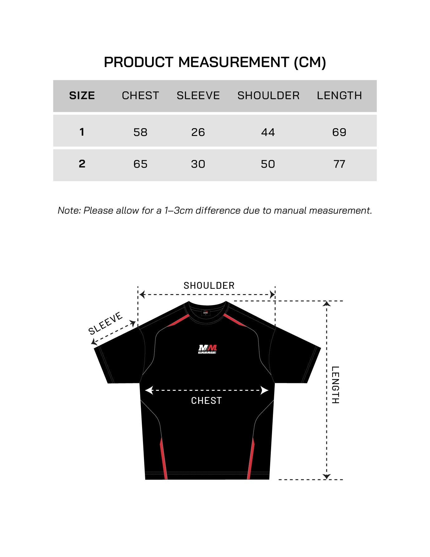 M&M Garage Logo Oversized Tee